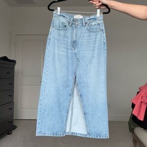 Light Blue Denim Abercrombie Skirt